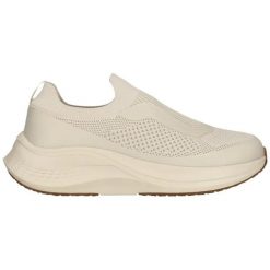 Buty sportowe damskie Endurance Donostia. Białe buty treningowe Endurance, bez wzorów, z materiału, bez zapięcia, na fitness i siłownię. Za 245.00 zł.