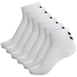 Hummel Skarpetki ZESTAW 6-Pack Z SZEWRONAMI MID CUT. Czarne skarpetki Hummel, bez wzorów. Za 81.00 zł.