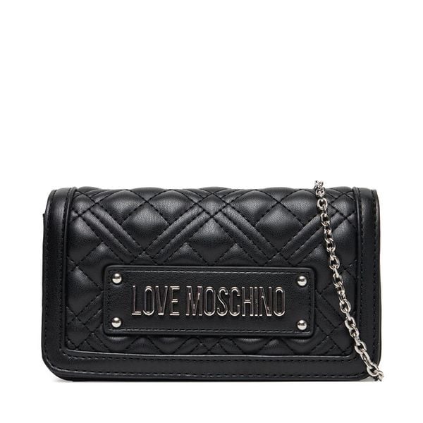 Torebka LOVE MOSCHINO. Czarne kopertówki Love Moschino, bez wzorów, wizytowe, bez dodatków. Za 509.99 zł.