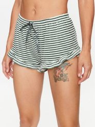 Hunkemöller Szorty piżamowe 203211 Zielony Comfortable Fit. Zielone piżamy Hunkemöller, xxs, bez wzorów, z syntetyku, bez kołnierzyka, bez ramiączek. Za 89.99 zł.