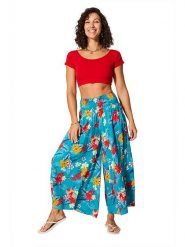 Ipanima Spodnie w kolorze niebiesko-czerwono-żółtym rozmiar: 34-40. Niebieskie spodnie materiałowe Ipanima, bez wzorów, z materiału, klasyczne, z standardowym stanem. Za 86.99 zł.