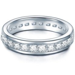 Trilani Pierścionek z Srebro wysokiej próby w Srebrny Pierścionki 1 ct Damski. Szare pierścionki Trilani, z cyrkonią, srebrne. Za 328.99 zł.