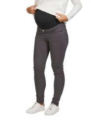 Vertbaudet Dżinsy ciążowe - Slim fit - w kolorze szarym rozmiar: 36. Szare jeansy vertbaudet, bez wzorów, klasyczne. Za 110.29 zł.