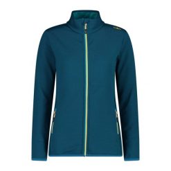 Polar damski zapinany na zamek CMP. Niebieskie bluzy z polaru CMP, bez wzorów, z polaru, trekkingowe. Za 356.00 zł.