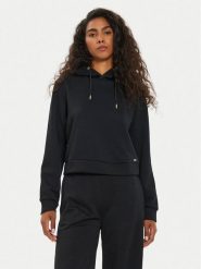 Guess Bluza V4BQ02 KCHR2 Czarny Regular Fit. Czarne bluzy Guess, m, z aplikacjami, z syntetyku, bez kaptura. Za 219.99 zł.