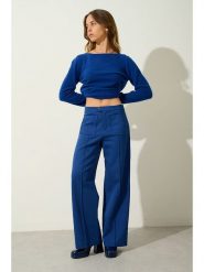 AUTHENTIC CASHMERE Kaszmirowy sweter "Criou" w kolorze niebieskim rozmiar: S. Niebieskie swetry AUTHENTIC CASHMERE, s, bez wzorów, z kaszmiru, bez ramiączek. Za 409.45 zł.