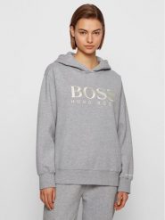 Boss Bluza C_Edelight_Active 50457385 Szary Relaxed Fit. Szare bluzy Boss, m, bez wzorów, z bawełny, bez kaptura. Za 339.99 zł.