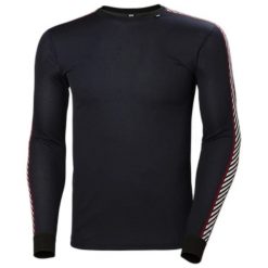 Bluza Helly Hansen lifa stripe crew. Czarne bluzy Helly Hansen, m, bez wzorów, z materiału, bez kaptura. Za 243.00 zł.