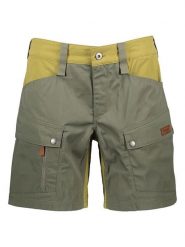 Bergans Szorty funkcyjne "Favor" w kolorze oliwkowo-jasnozielonym rozmiar: 42. Brązowe szorty sportowe Bergans, bez wzorów, z bawełny, outdoorowe. Za 223.99 zł.