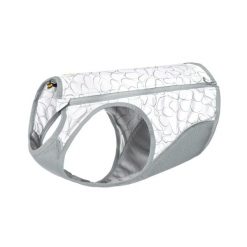 Zippowany płaszcz dla psa Ruffwear Swamp Cooler. Szare płaszcze RUFFWEAR, xs, bez wzorów, eleganckie, bez kaptura. Za 434.50 zł.