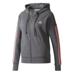 Adidas Bluza Ess 3 Stripes Full Zip Hoodie Dark Grey Heather/Tactile Rose Xs. Bluzy z kapturem marki adidas. W wyprzedaży za 189.00 zł.