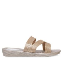 Klapki JENNY. Żółte klapki Jenny, bez wzorów, bez obcasa, bez zapięcia. Za 39.99 zł.