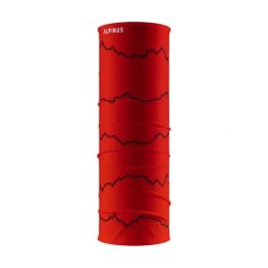 Komin na szyję trekkingowy Alpinus Zuzi. Czerwone szaliki i kominy Alpinus, bez wzorów, z materiału. Za 29.00 zł.