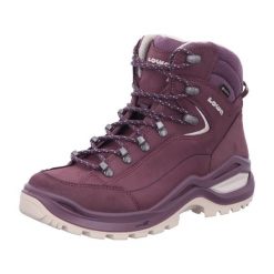 Buty trekkingowe damskie Lowa Renegade Evo Mid Gtx. Fioletowe buty trekkingowe Lowa, z materiału, za kostkę, bez zapięcia. Za 944.99 zł.