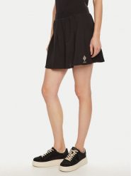 Guess Spódnica mini V5RD00 KCOK1 Brązowy Regular Fit. Brązowe spódnice Guess, xl, z aplikacjami, z bawełny, mini. Za 179.99 zł.