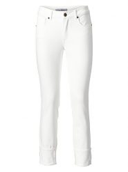 Heine Dżinsy - Slim fit - w kolorze białym rozmiar: 36. Białe jeansy Heine, bez wzorów, klasyczne. Za 114.44 zł.