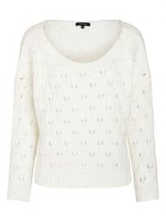 More & More Sweter w kolorze białym rozmiar: 40. Białe swetry More & More, bez wzorów, z wełny, bez ramiączek. Za 85.75 zł.