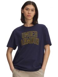 Under Armour Koszulka funkcyjna w kolorze granatowym rozmiar: XL. Niebieskie t-shirty sportowe Under Armour, xl, bez wzorów, bez ramiączek, outdoorowe. Za 74.28 zł.