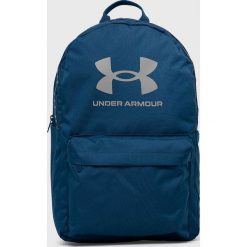 Under Armour plecak duży z nadrukiem. Niebieskie plecaki Under Armour, bez wzorów, do ręki, z nadrukiem, bez dodatków. Za 169.99 zł.