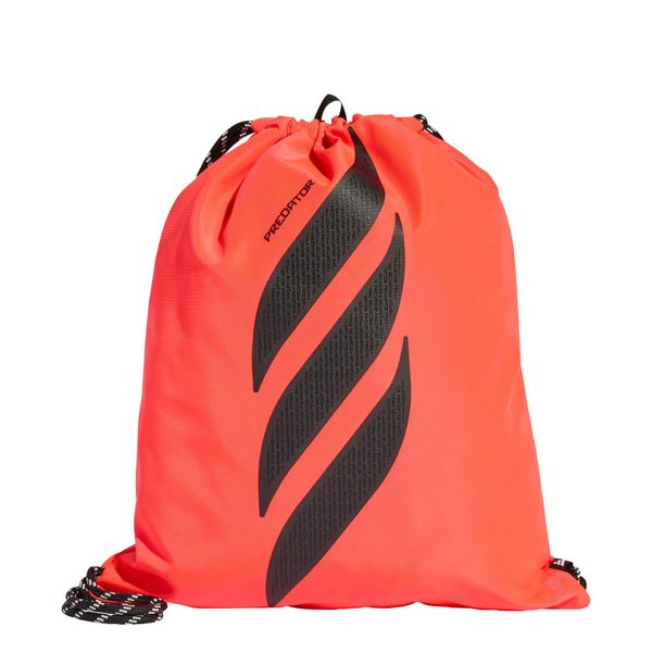 Torba gimnastyczna adidas PREDATOR. Czarne torby sportowe adidas, bez wzorów, z materiału. Za 79.95 zł.