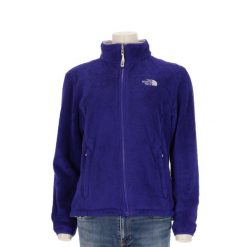 Second life - The North Face polarowa kurtka damska Osito - Jak nowy. Fioletowe kurtki przeciwdeszczowe The North Face, l, bez wzorów, z materiału, bez kaptura, trekkingowe. Za 212.96 zł.