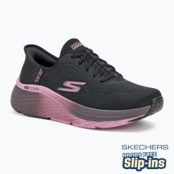 Buty do biegania damskie SKECHERS Max Cushioning Elite 2.0. Czarne buty do biegania Skechers, bez wzorów, bez zapięcia, do biegania. Za 479.99 zł.