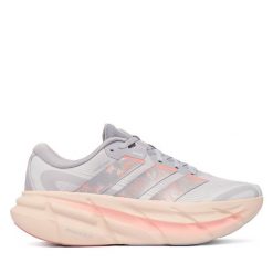 Buty do biegania adidas. Szare buty do biegania adidas, bez wzorów, bez zapięcia, do biegania. Za 599.99 zł.
