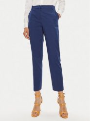 Pinko Spodnie materiałowe Bello 100155 A1KH Niebieski Regular Fit. Niebieskie spodnie materiałowe Pinko, bez wzorów, z bawełny. Za 949.99 zł.