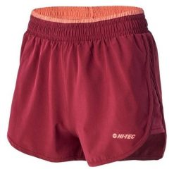 Szorty Damskie Laria. Czerwone szorty Hi-tec, bez wzorów, sportowe. Za 71.99 zł.