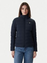 Guess Kurtka przejściowa V4YL04 WF3X0 Granatowy Regular Fit. Niebieskie kurtki Guess, l, z aplikacjami, z syntetyku, bez kaptura. Za 569.99 zł.