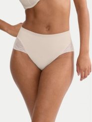 Triumph Figi klasyczne z wysokim stanem Comfort Contour 10226329 Beżowy jasny. Brązowe figi Triumph, bez wzorów, z syntetyku, z podwyższonym stanem. Za 119.99 zł.