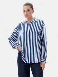 Marc O'Polo Koszula M02 1208 42109 Niebieski Regular Fit. Niebieskie koszule Marc O'Polo, m, bez wzorów, z wiskozy, bez kołnierzyka, bez ramiączek. Za 339.99 zł.