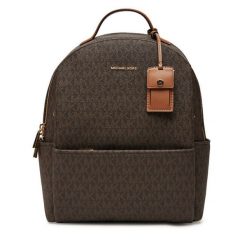 Plecak MICHAEL Michael Kors. Brązowe plecaki MICHAEL Michael Kors, bez wzorów, bez dodatków. Za 1,089.00 zł.
