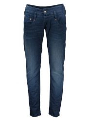 Herrlicher Dżinsy - Slim fit - w kolorze granatowym rozmiar: W25/L32. Niebieskie jeansy Herrlicher, l, z aplikacjami, ze skóry, klasyczne. Za 140.86 zł.