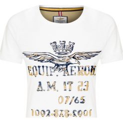 T-shirt AERONAUTICA MILITARE Biały. T-shirty marki Aeronautica Militare. Za 280.00 zł.