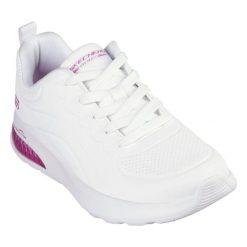 Buty sportowe damskie Skechers Bobs Vision Air. Białe buty sportowe lifestyle Skechers, bez wzorów, z kauczuku, casualowe, bez zapięcia. Za 390.00 zł.