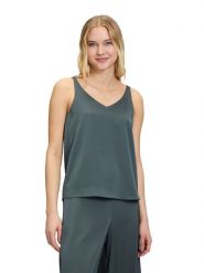 Vera Mont Top w kolorze zielonym rozmiar: 38. Zielone topy Vera Mont, bez wzorów, bez kołnierzyka, bez ramiączek. Za 127.05 zł.