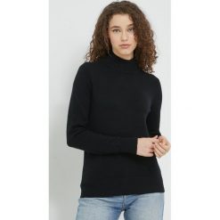 Vila sweter damski kolor czarny lekki z golfem. Czarne swetry Vila, l, bez wzorów, z dzianiny, bez ramiączek. Za 139.99 zł.