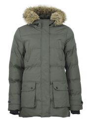 Peak Mountain Parka "Anabel" w kolorze khaki rozmiar: M. Brązowe płaszcze Peak Mountain, m, bez wzorów, bez kaptura. Za 264.45 zł.