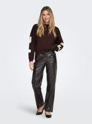ONLY Bluza w kolorze brązowym rozmiar: L. Brązowe bluzy ONLY, l, bez wzorów, bez kaptura. Za 85.45 zł.