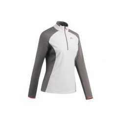 Polar turystyczny MH500 damski. Czerwone bluzy z polaru QUECHUA, xs, bez wzorów, z elastanu. Za 39.99 zł.