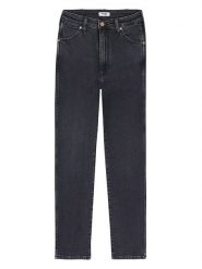 Wrangler Dżinsy - Slim fit - w kolorze antracytowym rozmiar: W26/L34. Czarne jeansy Wrangler, l, z aplikacjami, klasyczne, z podwyższonym stanem. Za 83.42 zł.