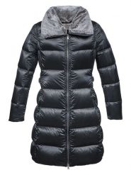 DOLOMITE Parka funkcyjna w kolorze czarno-szarym rozmiar: L. Czarne płaszcze Dolomite, l, bez wzorów, sportowe, bez kaptura. Za 427.42 zł.