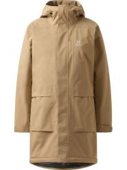 Haglöfs Parka funkcyjna "Salix Proof Mimic II" w kolorze karmelowym rozmiar: L. Brązowe płaszcze Haglöfs, l, bez wzorów, bez kaptura. Za 743.23 zł.