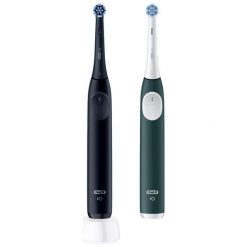 Szczoteczka magnetyczna Oral-B iO 2 Duo Night Black/Forest Green czarny/zielony. Szczoteczki elektryczne i soniczne Oral-B. Za 319.00 zł.