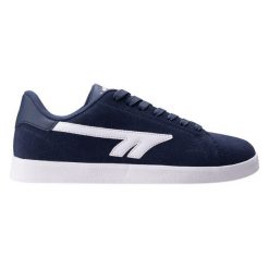 Buty Hi-Tec Korel Teen 92800654201 granatowe niebieskie. Niebieskie buty treningowe bez wzorów, z materiału, bez zapięcia. Za 193.91 zł.