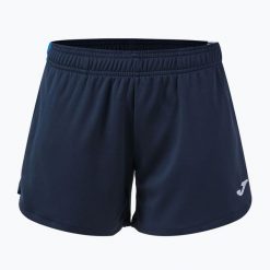 Spodenki damskie Joma Terra. Niebieskie szorty sportowe Joma, bez wzorów, z materiału, na fitness i siłownię. Za 109.99 zł.