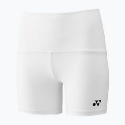 Spodenki tenisowe damskie YONEX 42022 Practice W. Białe szorty sportowe YONEX, bez wzorów, z materiału, na fitness i siłownię. Za 229.99 zł.