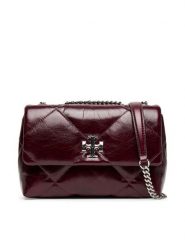 Tory Burch Torebka Kira Diamond 169326 Bordowy. Czerwone kopertówki Tory Burch, bez wzorów, ze skóry, wizytowe, bez dodatków. Za 2,929.00 zł.