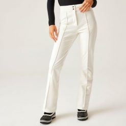 Spodnie narciarskie damskie z membraną Glide Dare 2b. Białe spodnie narciarskie Dare 2b, bez wzorów, z softshellu, narciarskie. Za 449.99 zł.